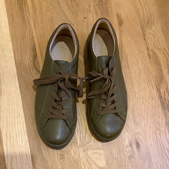 Anthony Veer Shoes - Stylish Olive Women's Sneakers